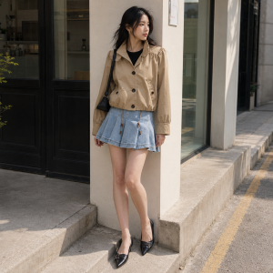 디스트레스드 레더 토트백 $250
