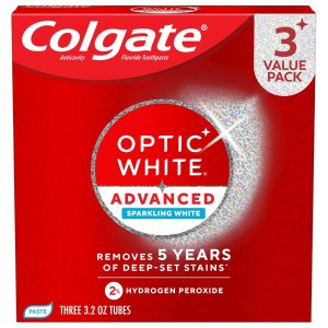 ModubaColgate 옵틱 화이트 어드밴스드 과산화수소 치약 3팩
