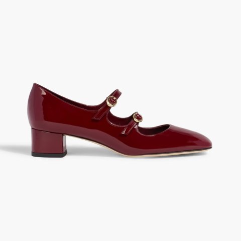ModubaSTUART WEITZMAN 베니 페이턴트 레더 메리제인 펌프스