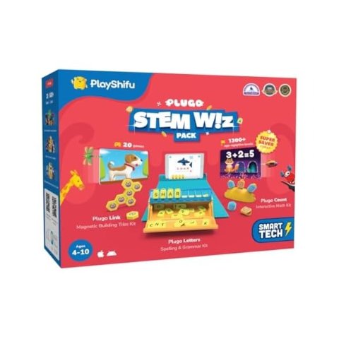 ModubaPlayShifu Plugo STEM 3in1 세트 (수학·단어·자석 블록)