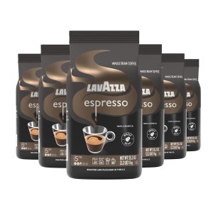 Lavazza 에스프레소 홀빈 커피 6팩