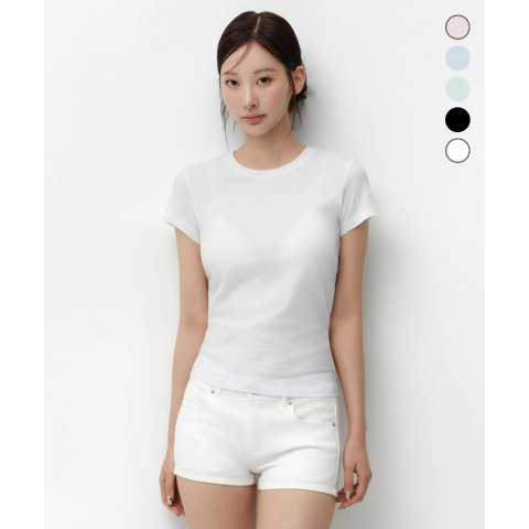 Moduba시어 슬림 티셔츠