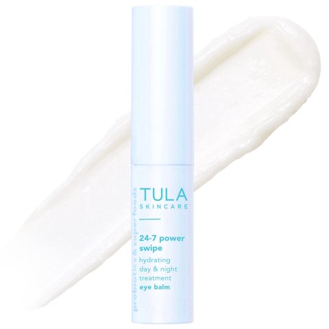 ModubaTULA 하이드레이팅 아이 밤 펩타이드 카페인 콜라겐 0.23oz 잔주름 & 붓기 케어