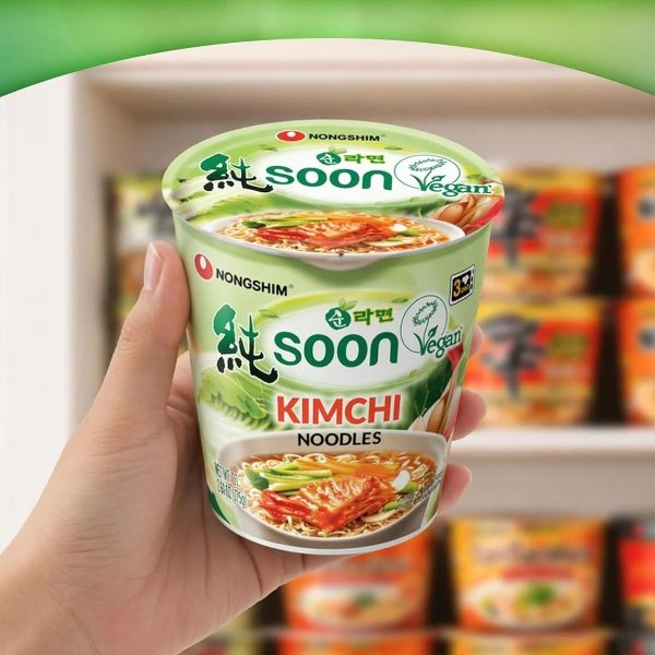 Nongshim 순 김치 컵라면 6개입