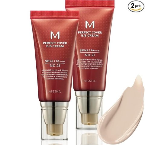 ModubaMISSHA M 퍼펙트 커버 BB크림 듀얼팩