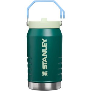 Moduba에메랄드 허니듀Stanley 아이스플로우 2.0 플립 스트로 저그 핸들형 64oz