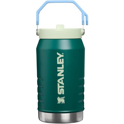Moduba에메랄드 허니듀Stanley 아이스플로우 2.0 플립 스트로 저그 핸들형 64oz