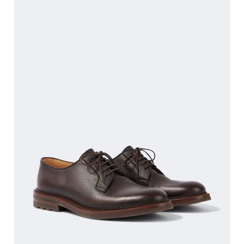 ModubaBrunello Cucinelli 레더 더비 슈즈