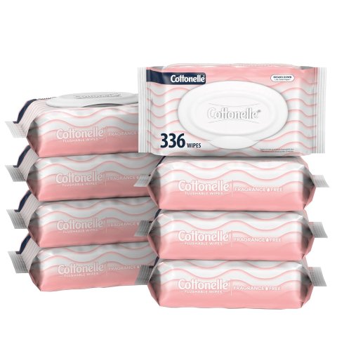Moduba섭스크라이브 주문 시 25% 할인쿠폰Cottonelle 무향 물에 녹는 화장실용 물티슈 8팩