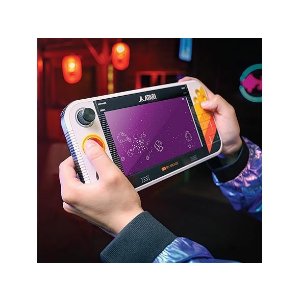 ModubaMy Arcade Atari Gamestation Go 휴대용 레트로 게임기 200+ 게임 내장 7인치 디스플레이
