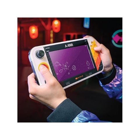ModubaMy Arcade Atari Gamestation Go 휴대용 레트로 게임기 200+ 게임 내장 7인치 디스플레이