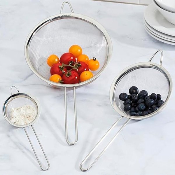 최저가: Cuisinart 스테인리스 메쉬 스트레이너 3종 세트