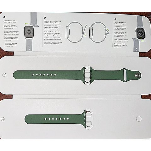 ModubaWatch 스포츠 밴드 41mm 클로버 그린 데모 모델