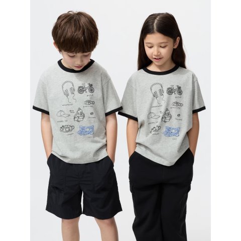 Moduba키즈 Jason Polan UT 그래픽 티셔츠