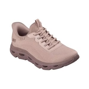 ModubaSkechers 여성용 슬립인스 BOBS Sport 아크스 웨이브 워킹 스니커즈
