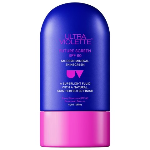 ModubaUltra Violette 퓨처 스크린 SPF50 무향 미네랄 선스크린 세럼, 50ml