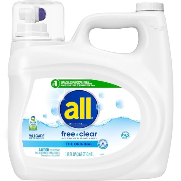 all 프리 클리어 액상 세탁세제
