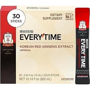 Moduba정관장 에브리타임 홍삼 추출 스틱 오리지널 2000mg 30포