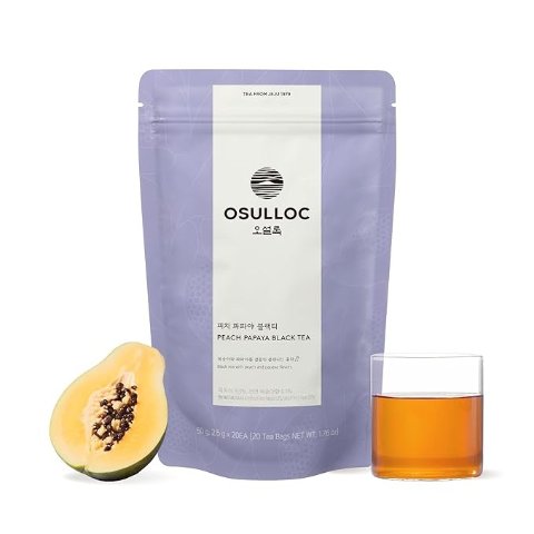 Moduba오설록 피치 파파야 블랙티 20티백 1.76oz