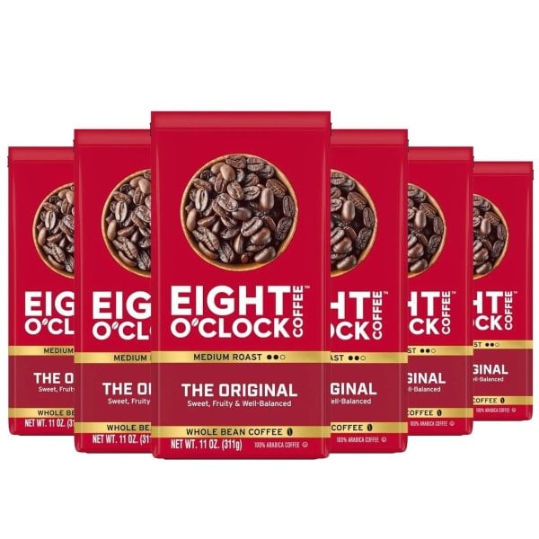 최저가: Eight O Clock Coffee 오리지널 원두커피 11온스 6팩