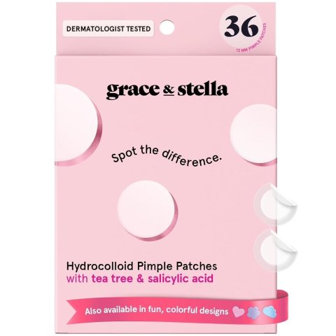 ModubaGrace & Stella 포어 스트립 하이드로콜로이드 여드름 패치 36개입