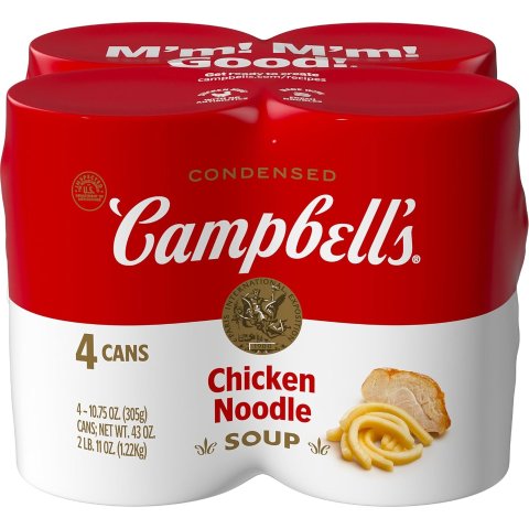 ModubaCampbell s 농축 치킨 누들 수프 10.75oz 4캔팩