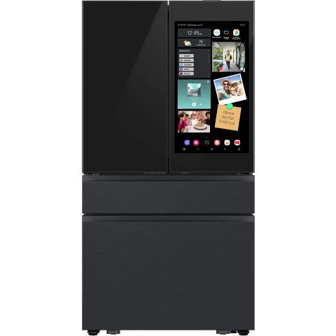 ModubaSamsung BESPOKE 36인치 29큐빅피트 4도어 프렌치도어 냉장고 AI 패밀리허브 차콜 글라스 RF90F29AECEAA
