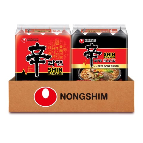 Moduba농심 신라면 & 신라면 블랙 8입 세트