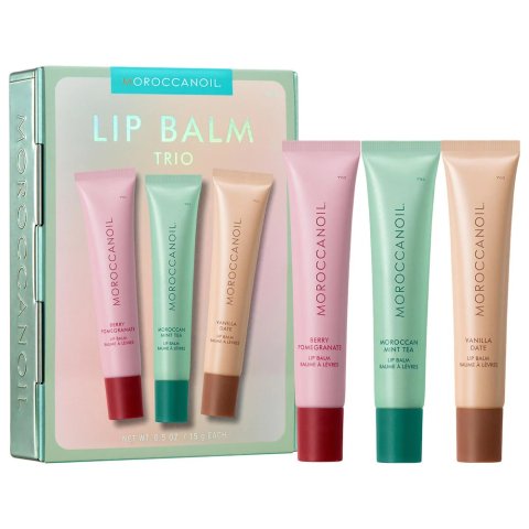 Moduba$66 상당 세트Moroccanoil 아르간 & 펩타이드 립밤 트리오 세트