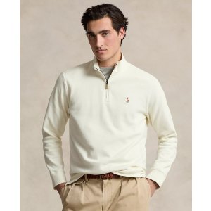 ModubaPolo Ralph Lauren 남성 에스테이트 립 코튼 쿼터 집 풀오버 