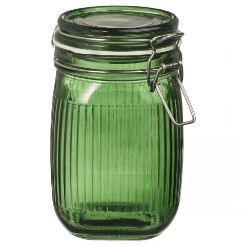ModubaVINTERFINT 유리 보관병 그린 34oz