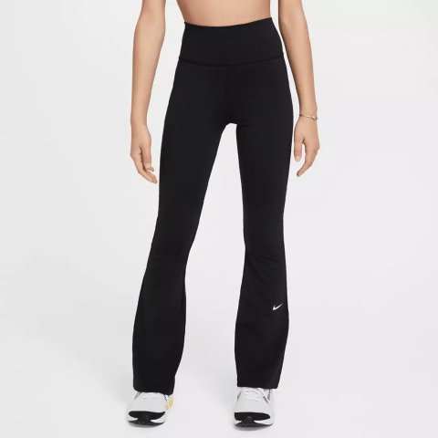 Moduba걸즈 Dri-FIT One 플레어 레깅스 (블랙/화이트)