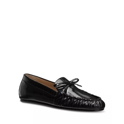 ModubaStuart Weitzman 여성 브릿 보우 로퍼 플랫슈즈