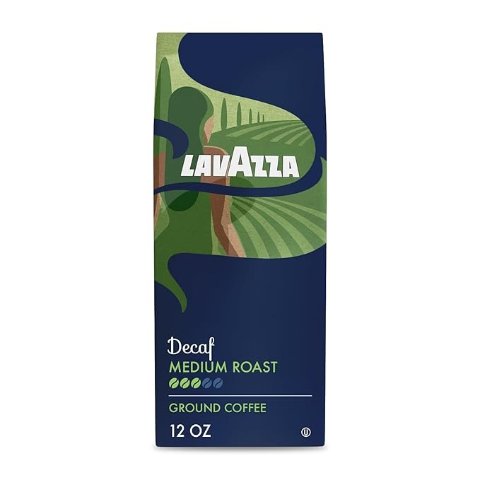 ModubaLavazza 디카페인 분쇄 커피 12oz 미디엄 로스트