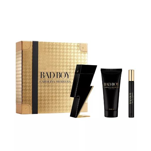 Moduba$159 상당 세트Carolina Herrera 3피스 배드 보이 오 드 뚜왈렛 아버지의 날 기프트 세트