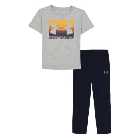 ModubaUnder Armour 키즈 테크 반팔 셔츠 조거팬츠 세트