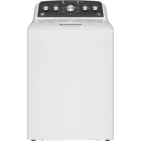 ModubaGE 4.5 Cu.Ft 고효율 탑로드 세탁기 Deep Fill Cold Plus 화이트 매트 블랙 GTW485ASWWB