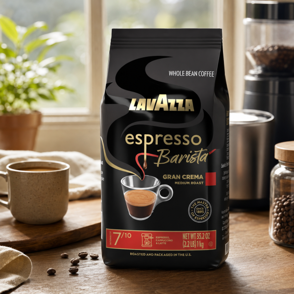 Lavazza 에스프레소 바리스타 그란 크레마 홀빈 커피